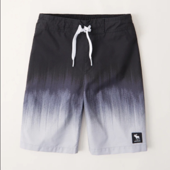 abercrombie kids grey ombré boardshorts - Picture 1 of 8